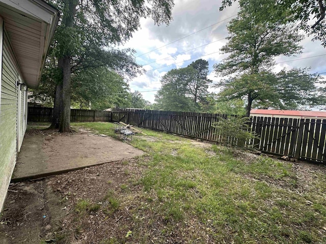 2608 Timbermist Cir, Benton, AR 72015 - fenced backyard with a patio area