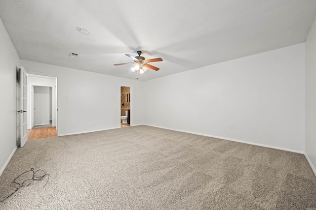 1121 Twin Pts Unit 1121C, Hot Springs, AR 71913 - unfurnished room featuring carpet, ceiling fan, and baseboards