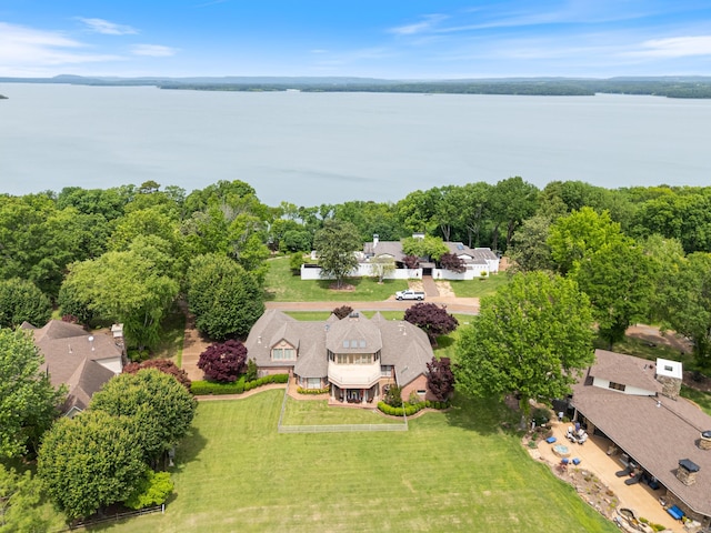 852 Rock Ledge Rd, Heber Springs, AR 72543 - view from above of property with a large body of water