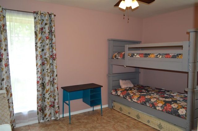 1059 Piney Rd, De Queen, AR 71832 - bedroom with baseboards and ceiling fan