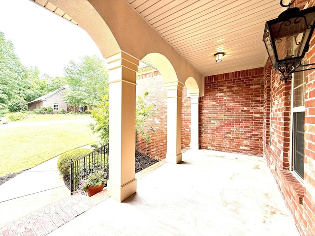 14 Windrush Pt, Little Rock, AR 72211 - view of patio with a porch