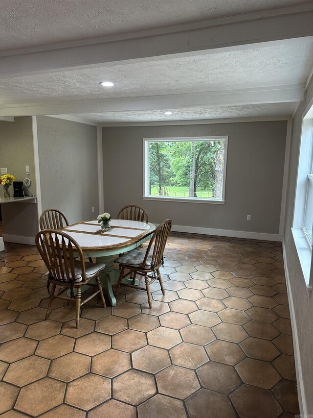 18 Riviera Dr, Conway, AR 72034 - dining space with a textured ceiling and recessed lighting