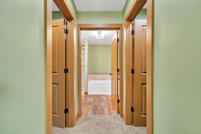 17259 Reynolds Rd, Harrisburg, AR 72432 - hallway with carpet flooring