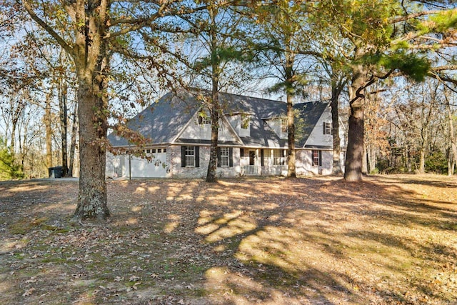 204 Pleasant Ridge Rd, El Paso, AR 72045 - back of property with covered porch