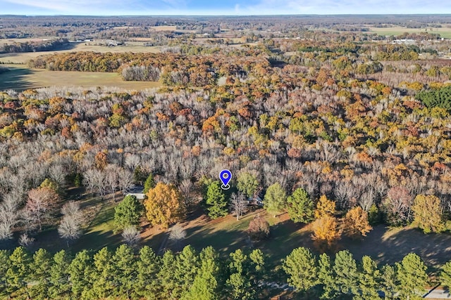204 Pleasant Ridge Rd, El Paso, AR 72045 - aerial view of property and surrounding area with a forest