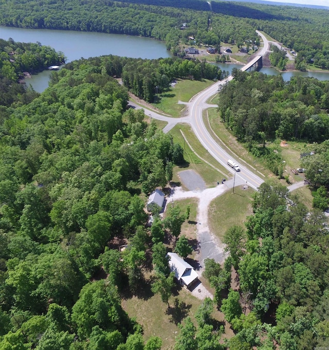 948 Sunny Slope Rd, Edgemont, AR 72044 - view of property location featuring a forest and a large body of water