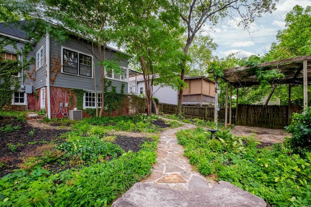 111 Thayer St, Little Rock, AR 72205 - view of yard with fence and cooling unit