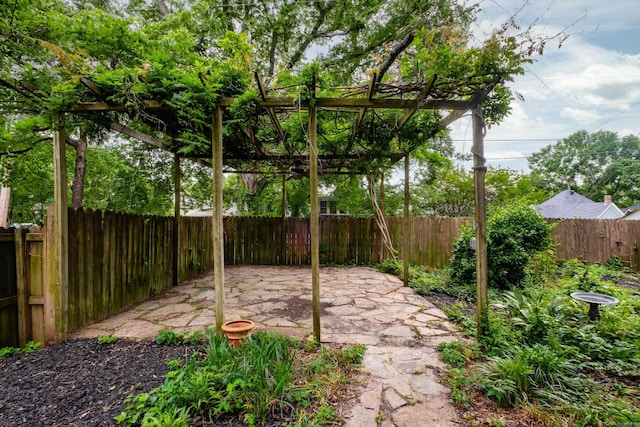 111 Thayer St, Little Rock, AR 72205 - fenced backyard featuring a patio