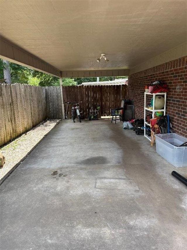 809 Walnut St, Dardanelle, AR 72834 - view of patio featuring fence