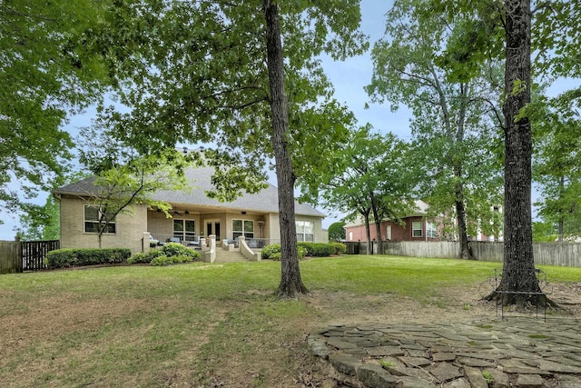 126 Manitou Dr, Maumelle, AR 72113 - view of front of home featuring a ceiling fan