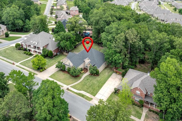 126 Manitou Dr, Maumelle, AR 72113 - aerial view of residential area