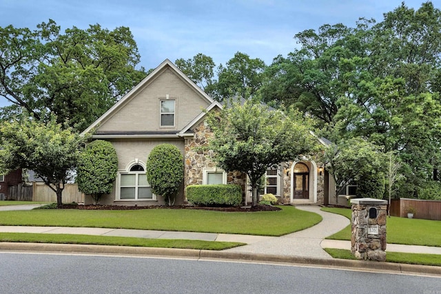 126 Manitou Dr, Maumelle, AR 72113 - view of front of property featuring stone siding