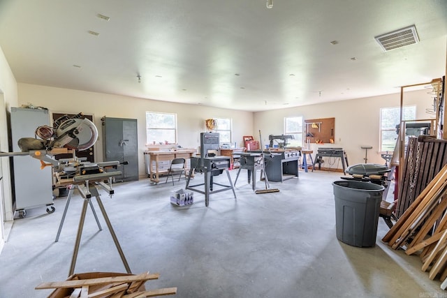 224 Peartree, Jacksonville, AR 72076 - miscellaneous room featuring concrete floors and healthy amount of natural light