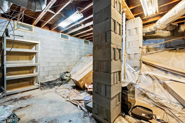821 Mcadoo St, Little Rock, AR 72205 - view of unfinished below grade area