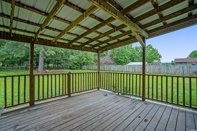 view of deck