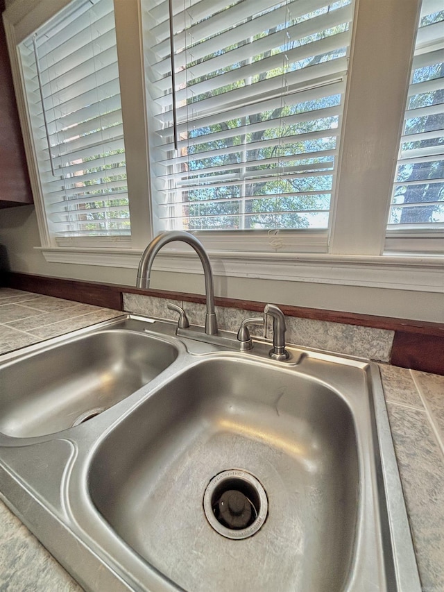 kitchen view of a sink