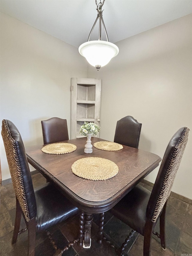 dining area with baseboards