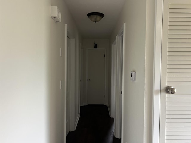 1302 Collins Dr, Pine Bluff, AR 71601 - hall featuring dark wood-type flooring