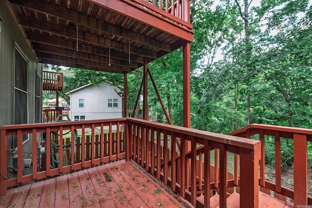 26 Destino Way, Hot Springs Village, AR 71909 - view of deck