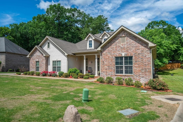 253 High Meadow Loop, Hot Springs, AR 71901 - view of front of house with brick siding and stucco siding