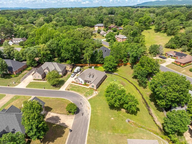 253 High Meadow Loop, Hot Springs, AR 71901 - aerial perspective of suburban area featuring a heavily wooded area