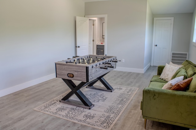 135 Serenity Loop, Glenwood, AR 71943 - recreation room featuring baseboards and light wood-type flooring