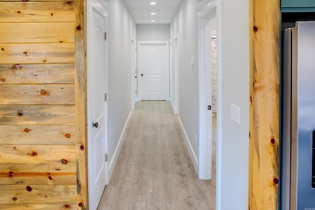 135 Serenity Loop, Glenwood, AR 71943 - hallway with light wood-style floors, baseboards, and recessed lighting