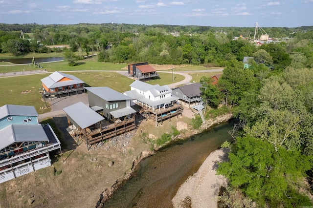135 Serenity Loop, Glenwood, AR 71943 - bird's eye view of a nearby body of water and a forest