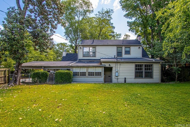 2424 N Fillmore St, Little Rock, AR 72207 - back of property featuring a chimney