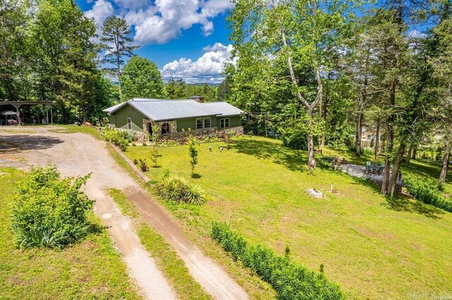 4915 Albert Pike Rd, Hot Springs, AR 71913 - view of subject property with a tree filled landscape