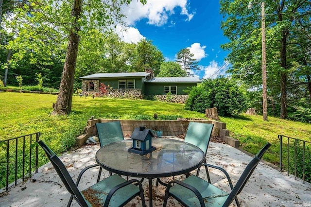 4915 Albert Pike Rd, Hot Springs, AR 71913 - view of patio featuring outdoor dining area