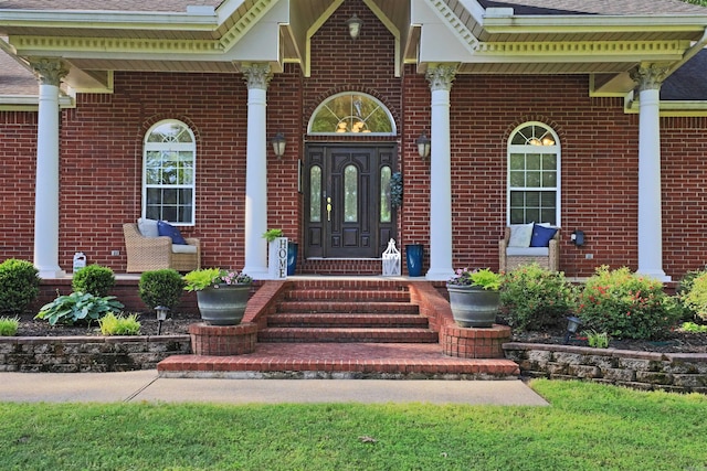 900 Anderson Ave, White Hall, AR 71602 - property entrance featuring brick siding and a porch