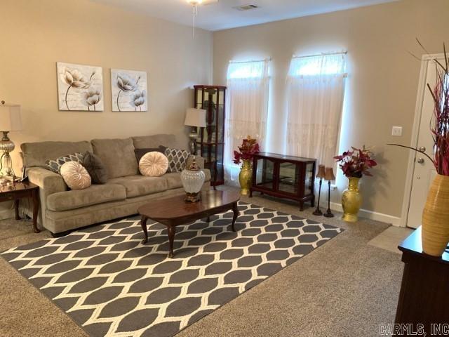 8 Tombstone Ct, Little Rock, AR 72209 - view of carpeted living room