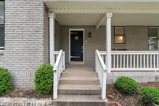 111 Midland St, Little Rock, AR 72205 - property entrance featuring brick siding and covered porch