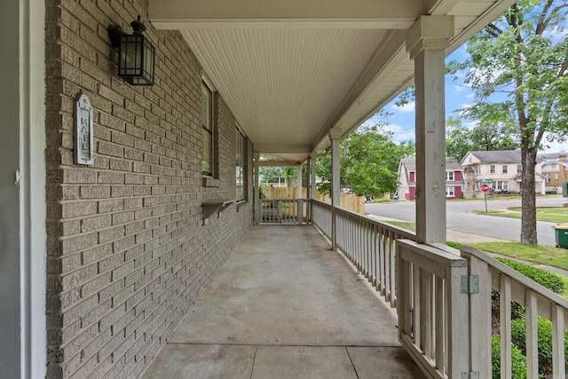 111 Midland St, Little Rock, AR 72205 - view of patio with covered porch and a residential view