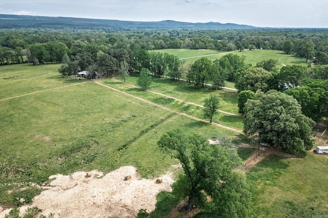 aerial view of sparsely populated area