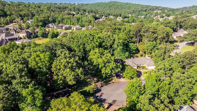 8 Cannon Ct, Little Rock, AR 72212 - aerial perspective of suburban area with a forest