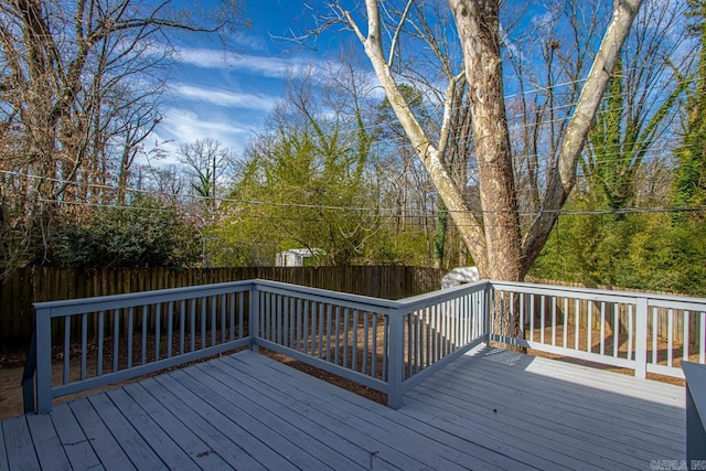 716 Vinson, Little Rock, AR 72205 - deck with a fenced backyard