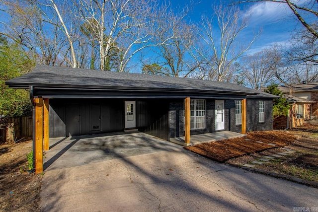 716 Vinson, Little Rock, AR 72205 - single story home featuring asphalt driveway, a carport, brick siding, and fence