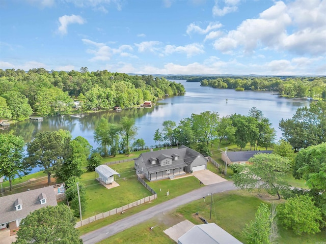 47 Lakeview Rd, Houston, AR 72070 - drone / aerial view of a large body of water