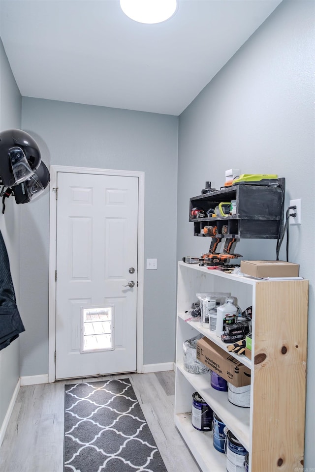 47 Lakeview Rd, Houston, AR 72070 - mudroom with wood finished floors and baseboards