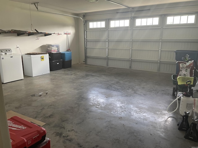 2009 Berkshire Dr, Benton, AR 72019 - garage with washer / dryer and refrigerator