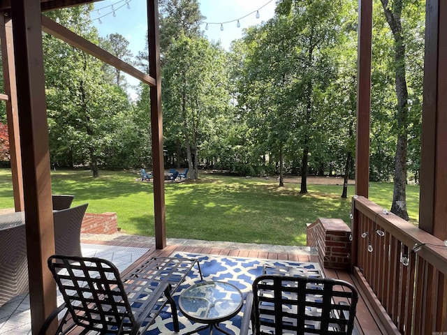 32 Bronte Ct, Little Rock, AR 72223 - view of patio
