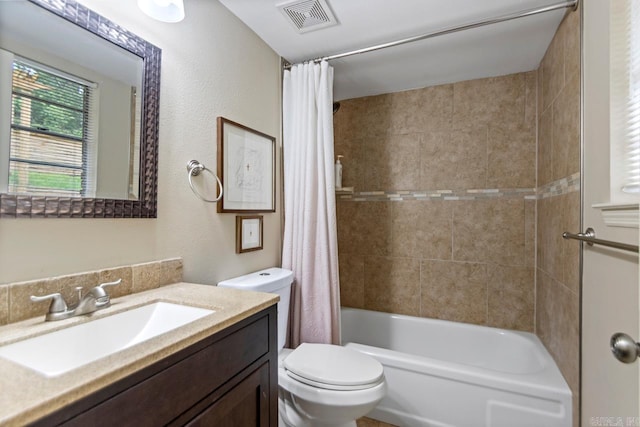 3311 Hazy Ridge Ct, Little Rock, AR 72227 - full bath featuring toilet, shower / bath combo, and vanity