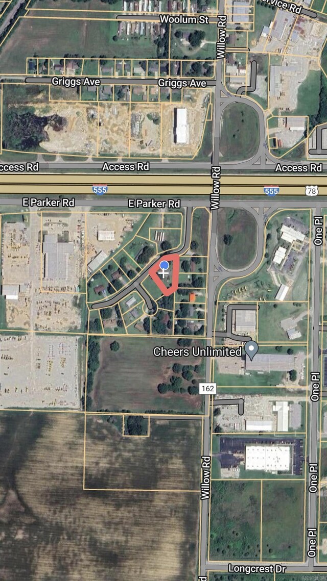 3907 Gamblin Dr, Jonesboro, AR 72404 - aerial overview of property's location