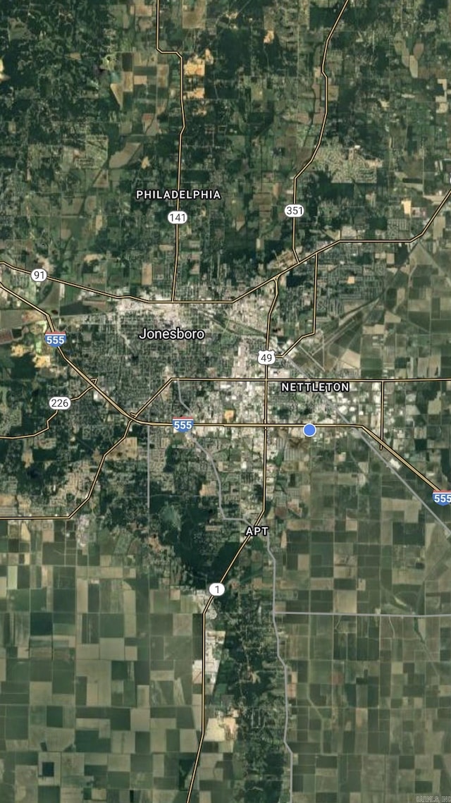 3907 Gamblin Dr, Jonesboro, AR 72404 - aerial overview of property's location
