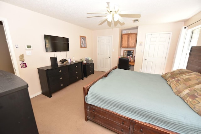 22 Primrose Ln, Greenbrier, AR 72058 - bedroom featuring light colored carpet and ceiling fan