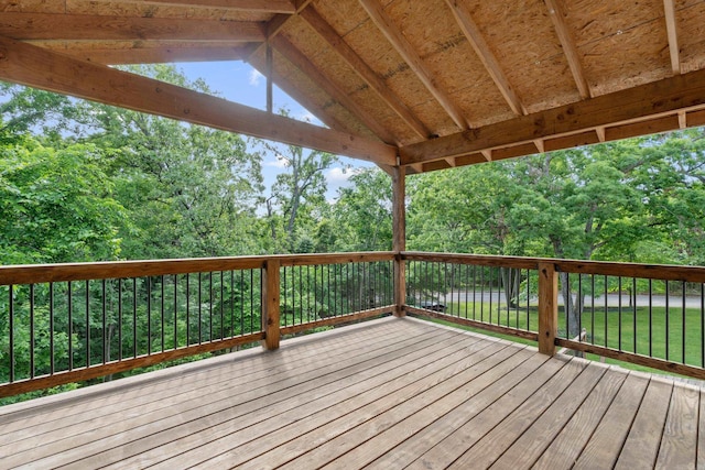15364 Twin Pines Rd, Lowell, AR 72745 - view of wooden deck