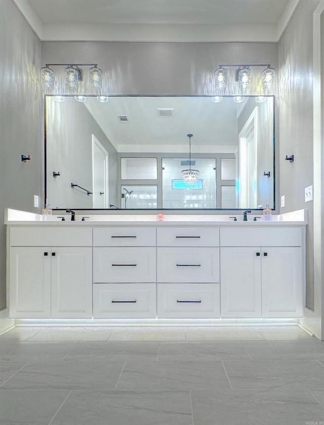 816 Nature Way, Benton, AR 72019 - full bathroom with double vanity and tile patterned floors