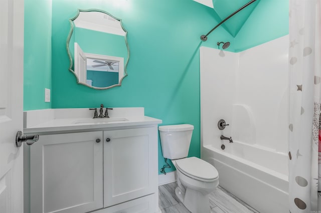 20 Caurel Ct, Little Rock, AR 72223 - full bath featuring toilet, vanity, shower / bath combination with curtain, and baseboards